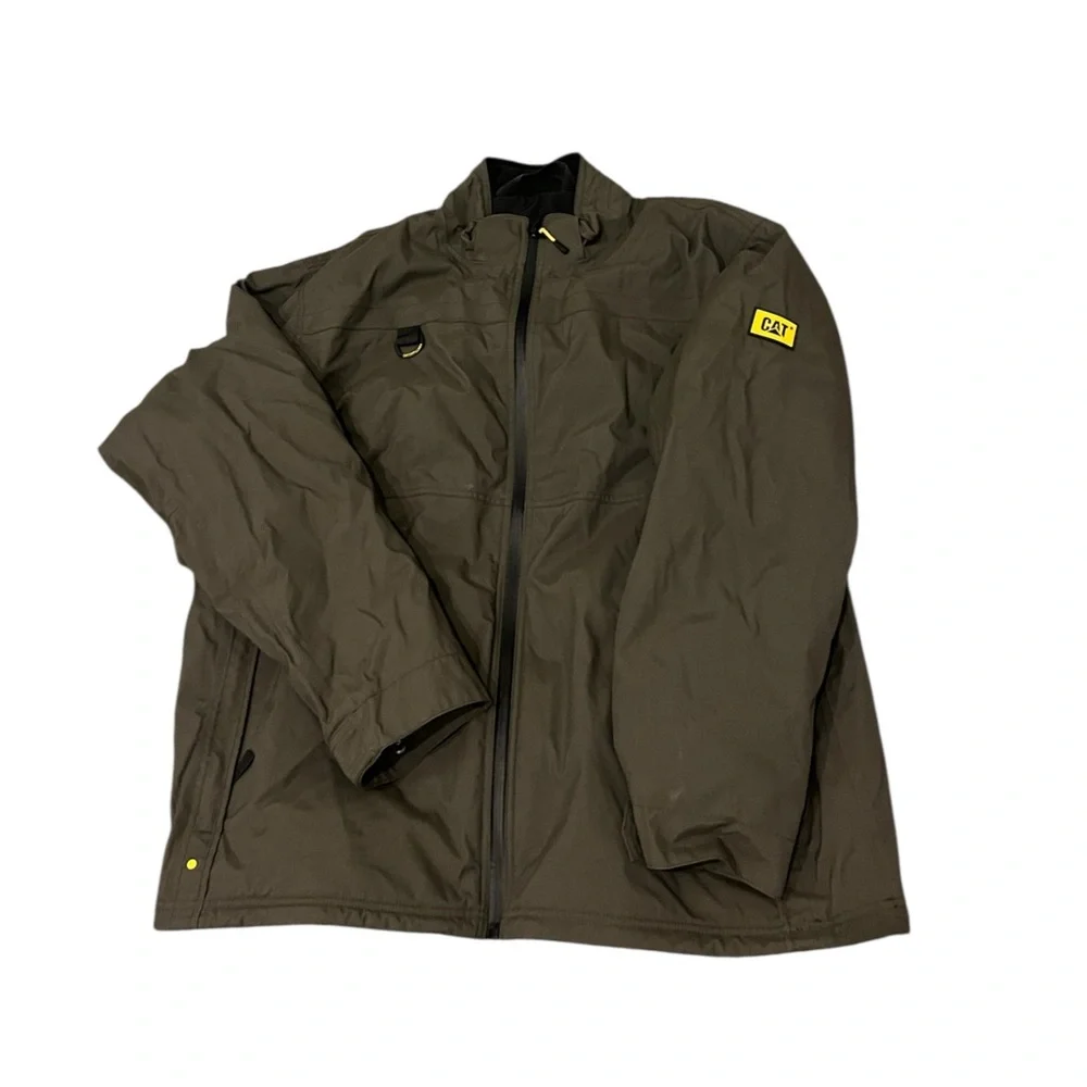 Men's Olive Jacket 
  
Caterpillar Lightweight Insulated Jacket 3851 - Picture 3 of 6